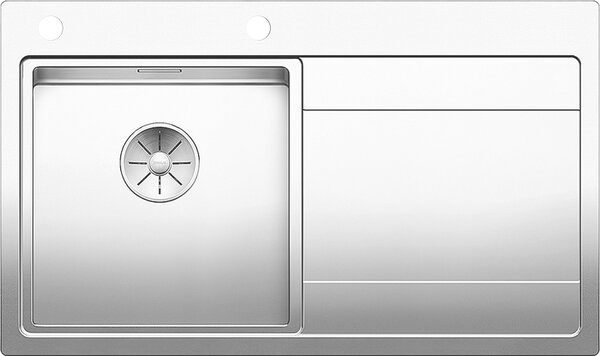 Lavello in acciaio inox Blanco DIVON II 45 S-IF 510 x 860 mm 521657
