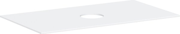 Hansgrohe Xevolos E Console 980/550 avec découpe au centre pour lavabo à poser sans trou de robinetterie, 54329700, 54329700