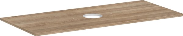 Hansgrohe Xelu Q Console avec découpe au centre, 1180x550, pour vasque à poser, sans trou pour robinet, 54115230, 54115230
