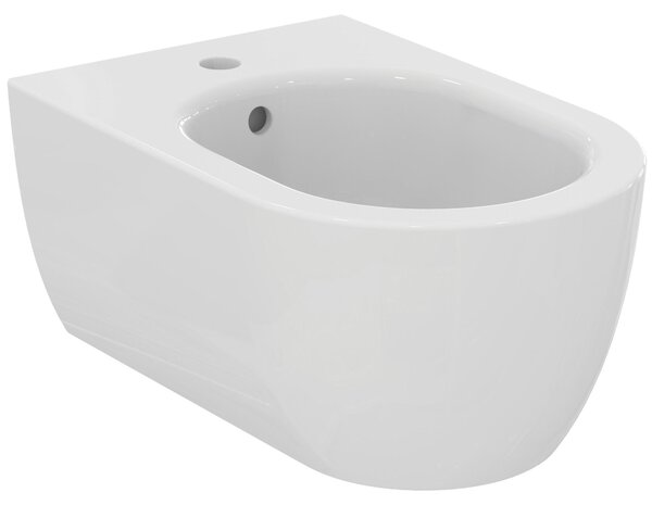 Ideal Standard Blend Curve bidet mural avec trop-plein, 355x540x250 mm, T375001, T375001