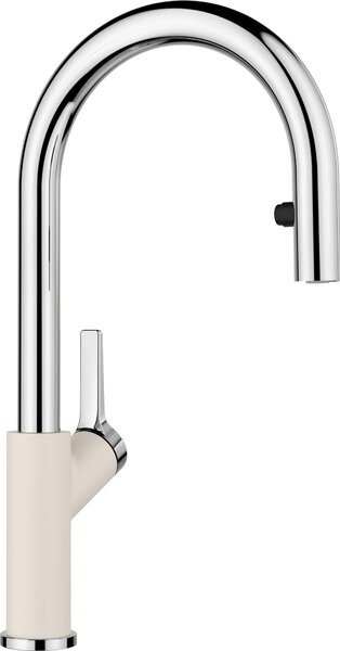 Blanco CARENA-S VARIO miscelatore da cucina cromato bianco morbido 526931