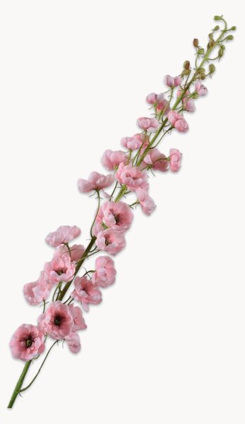 Set di 2 fiori artificiali fatti a mano Delphinium