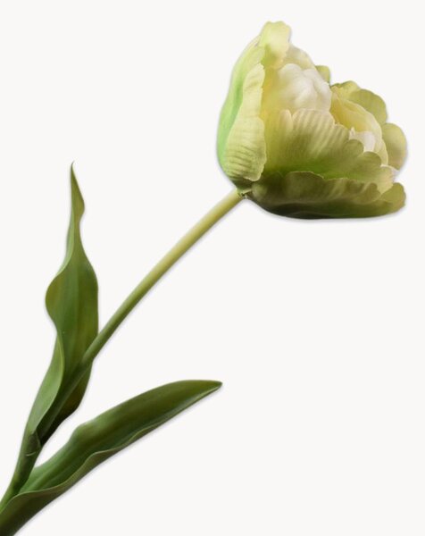 Set di 3 fiori artificiali fatti a mano Tulip