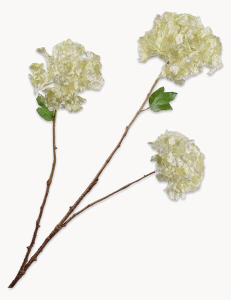 Set di 3 fiori artificiali fatto a mano Snowball