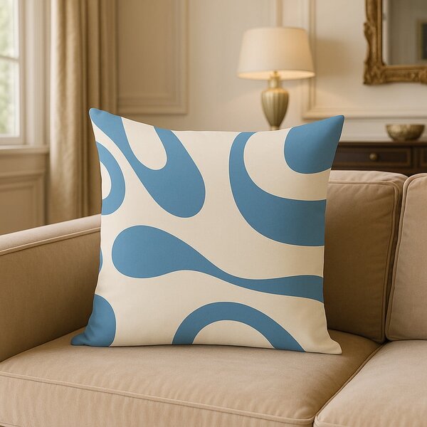 Federa decorativa 43x43 cm Blue Latte – Mila Home