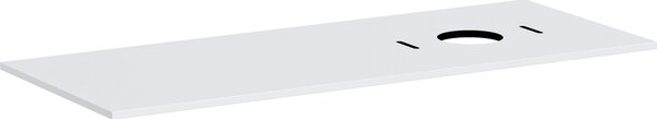Hansgrohe Xilesa E Console avec découpe à droite pour lavabo à poser, sans trou pour robinetterie, 1375x550x16mm, 54279700, 54279700