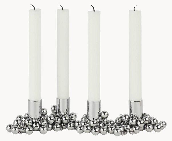 Set di 4 portacandele magnetico Molekyl