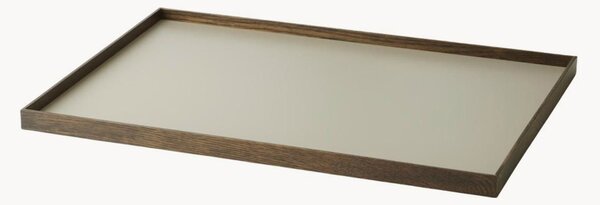 Vassoio decorativo componibile in legno di quercia Frame