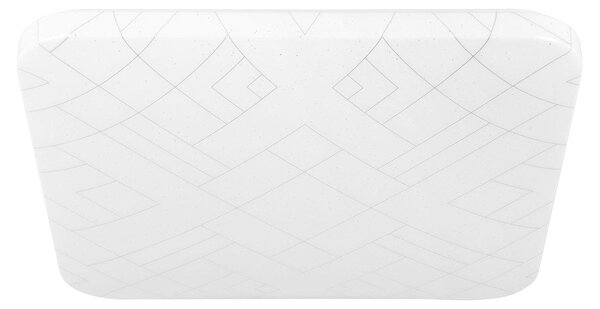 Eglo 900613 RENDE Plafoniera LED 19,5W 380x380mm Bianco argento bianco caldo