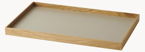Vassoio decorativo componibile in legno di quercia Frame