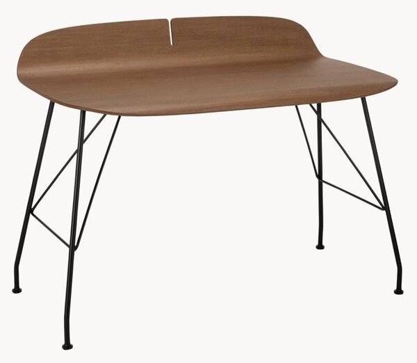 Scrivania con piano in legno Earl