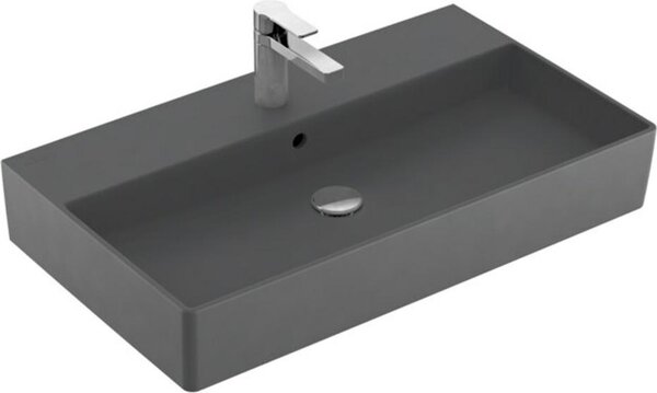 Villeroy & Boch Memento 2.0 lavabo mural, 1 trou pour robinet, avec trop-plein, non poncé, 800x470mm, 4A2280I4, 4A2280I4