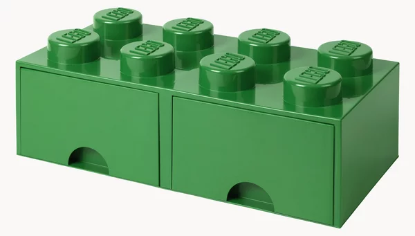 Cassettiera per bambini LEGO con 8 manopole Brick