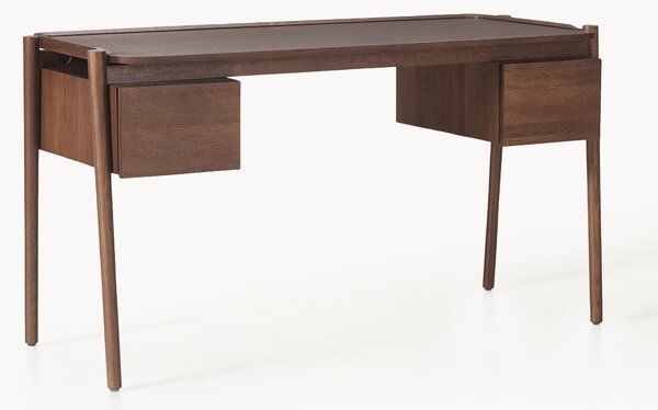 Scrivania in legno con cassetti Libby