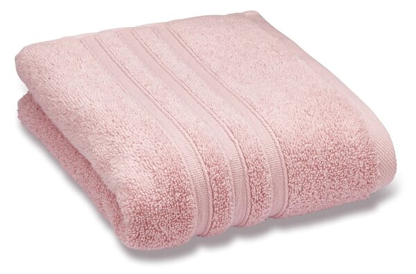 Asciugamano tipo terry rosa chiaro in cotone 70x120 cm Zero Twist – Catherine Lansfield