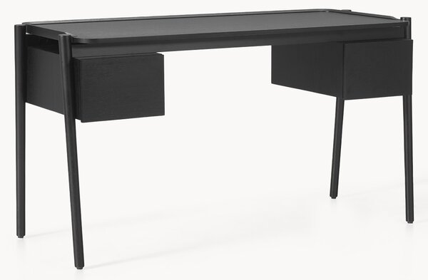 Scrivania in legno con cassetti Libby
