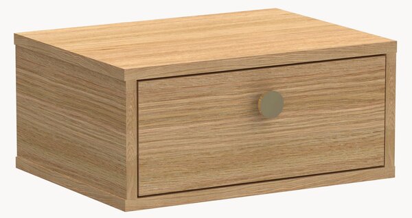 Comodino da parete in legno Monfort