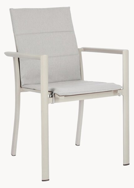 Set di 4 sedie da giardino con braccioli Konnor
