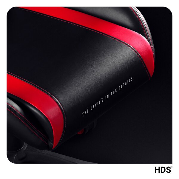 Sedia da gaming Diablo X-Horn 2.0 King Size: nero-rosso