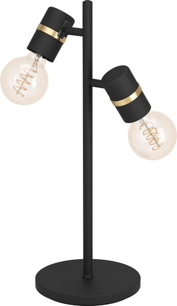 Eglo 900178 LURONE E27 2-fold lampada da tavolo 205x50mm ottone nero