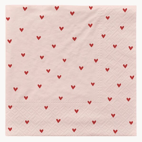 Set di 20 tovaglioli di carta Amor