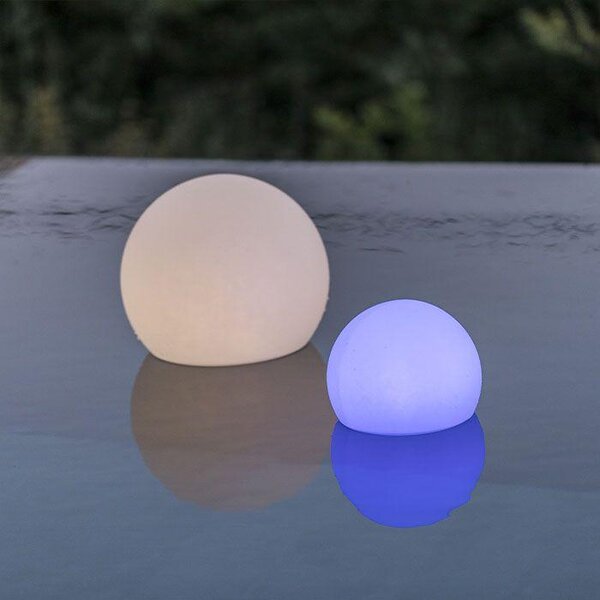 BOBBY ∅40cm palla luminosa LED galleggiante multicolore dimmerabile con telecomando e base a induzione