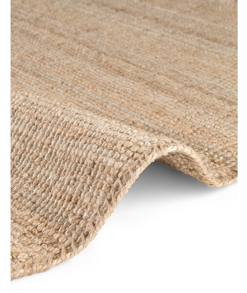 Tappeto rotondo di colore naturale in iuta ø 160 cm Bouclé Jaipur – Hanse Home