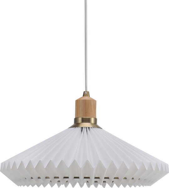 Lampada a sospensione Halo Design Paris Ø40 con paralume plissettato