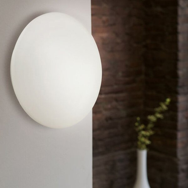 Eglo 91685 - Plafoniera LED da bagno BARI 1 LED/18W/230V IP44 vetro opale