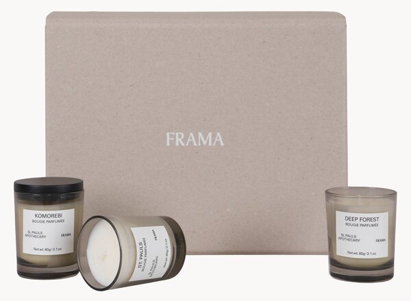 Set di 3 candele profumate Gift Box