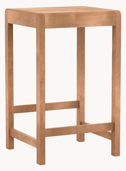Sgabello alto in legno di betulla 01