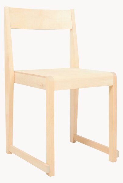 Sedia in legno di betulla 01