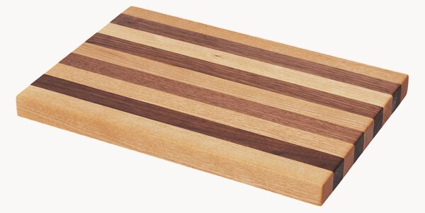 Tagliere in legno di noce e quercia Stribe