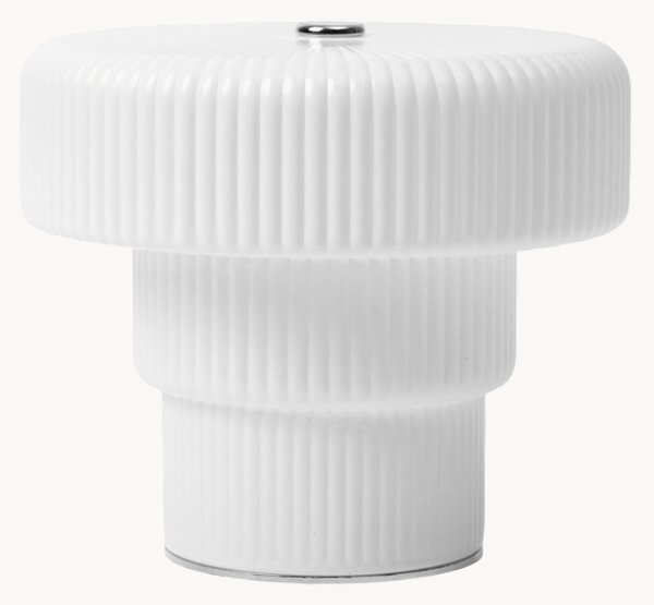 Lampada da tavolo portatile a LED in vetro soffiato con luce regolabile Ripple