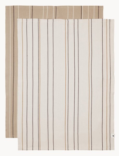 Set di 2 strofinacci in cotone organico Ito
