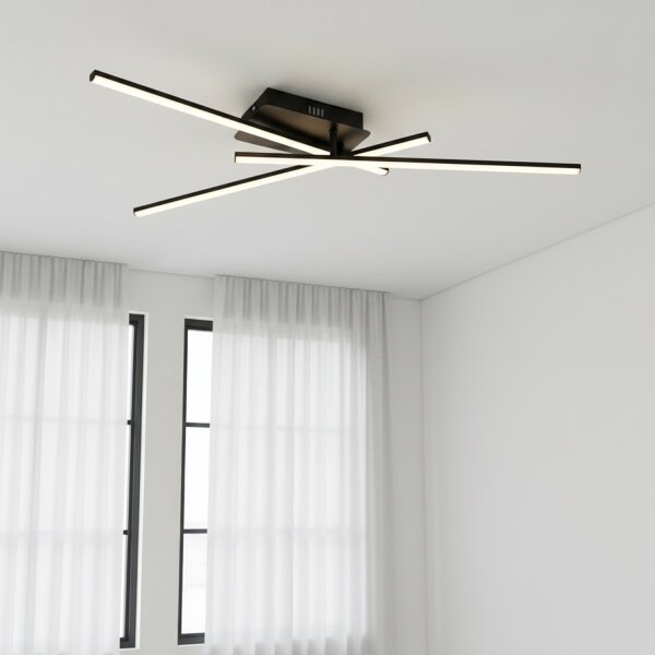 Brilagi - Plafoniera LED STRIPES LED/30W/230V nera