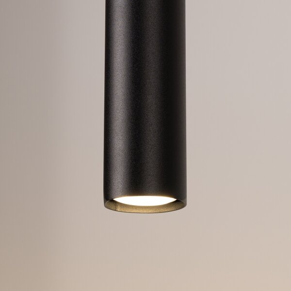 Sollux SL.1869 - Sospensione a cavo LAGOS 2xGU10/10W/230V nero