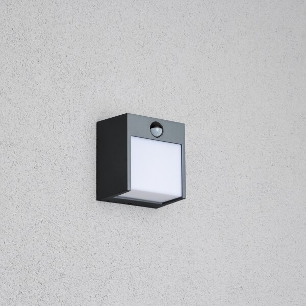 Brilagi-LED Lampada da parete esterna con sensore TERNI LED/12W/230V antr. IP44