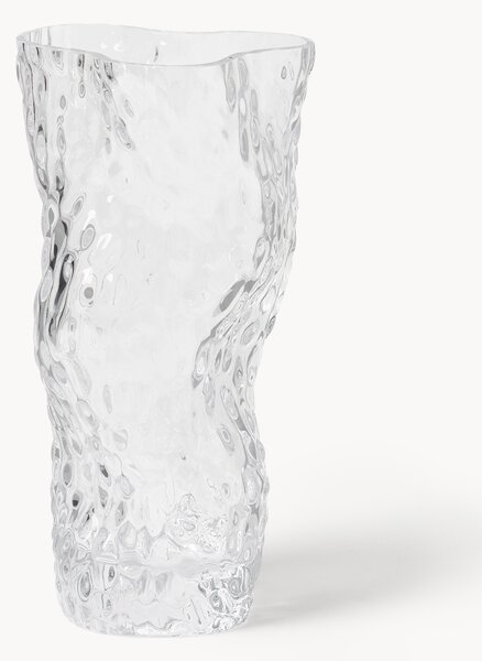 Vaso in vetro soffiato Ostrea Rock, alt. 30 cm