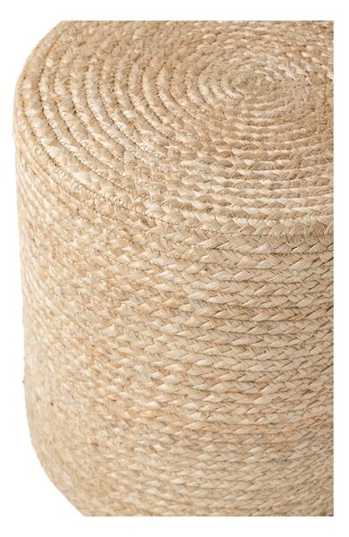 Poggiapiedi di colore naturale Jutta Gold – Hanse Home