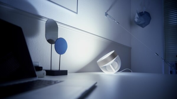 Philips - Lampada da tavolo LED RGB Hue IRIS LED/10W/230V argento
