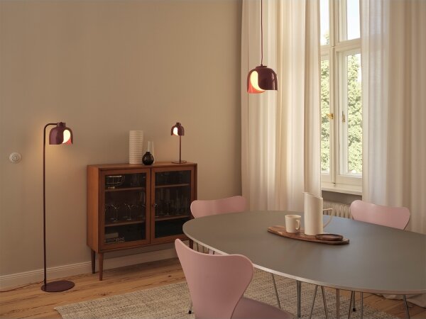 Osram - Lampada da terra DECOR COROLLE 1xE27/15W/230V rossa