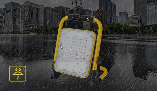Aigostar - Proiettore ricaricabile dimmerabile LED/100W/5V 6500K IP65 15000 mAh