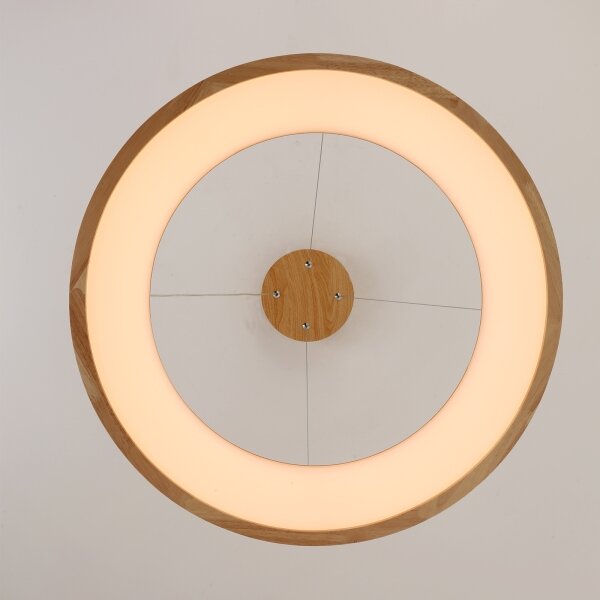 Brilagi - Lampadario LED sospeso con cavo FALCON WOOD LED/40W/230V 3000/4000/6000K 60 cm in legno