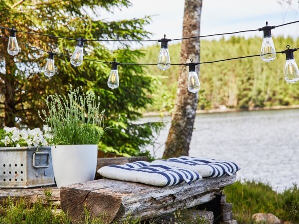 Markslöjd 107293 - Catena LED esterna GIRLANDA GARDEN 10 LED 5,5m IP44
