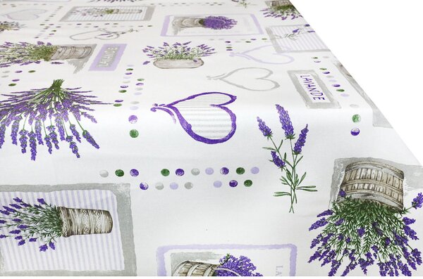 Tovaglia in cotone Lavanda vintage