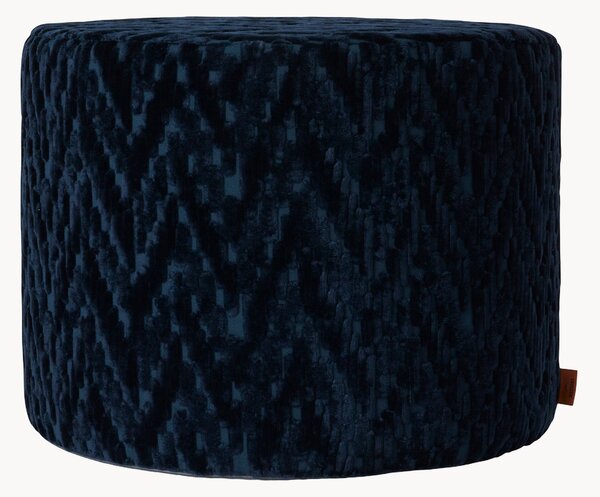 Pouf in viscosa Fossile