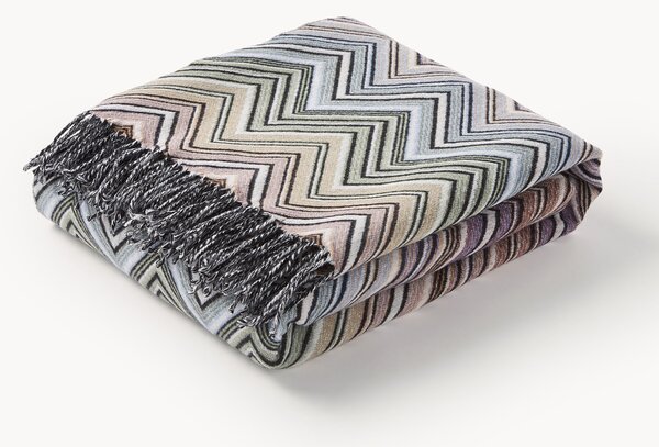 Coperta con motivo zig-zag Perseo