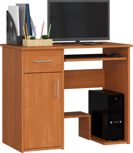 Scrivania JAY PK Olcha con cassetto e ripiano 90 cm