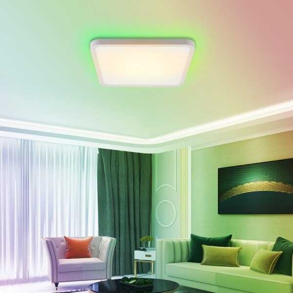 Immax NEO 07168-W40-LED RGB+CCT Lampada dimmerabile 50W/230V Wi-Fi Tuya white+TC